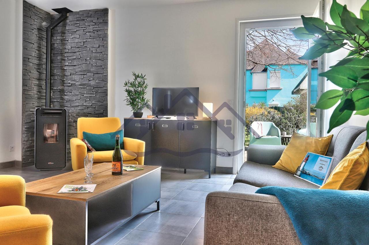 Localise - M33B - Kerbraz, Maison En Duplex Avec Jardin Clos Au Guilvinec - Tout A Pied, Plages, Port, Centre, Commerces, Marche - Wif Inclus - Linge De Lit Inclus Βίλα Εξωτερικό φωτογραφία