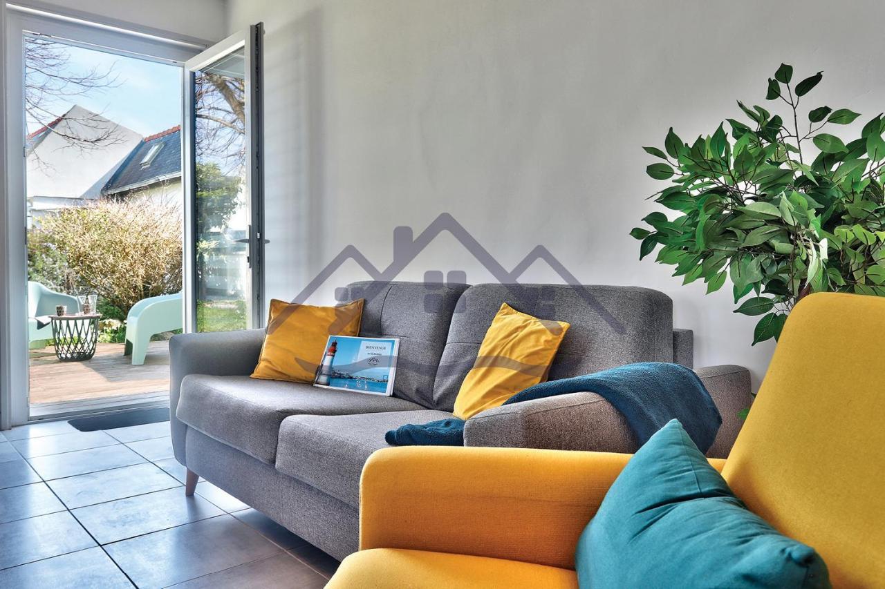 Localise - M33B - Kerbraz, Maison En Duplex Avec Jardin Clos Au Guilvinec - Tout A Pied, Plages, Port, Centre, Commerces, Marche - Wif Inclus - Linge De Lit Inclus Βίλα Εξωτερικό φωτογραφία